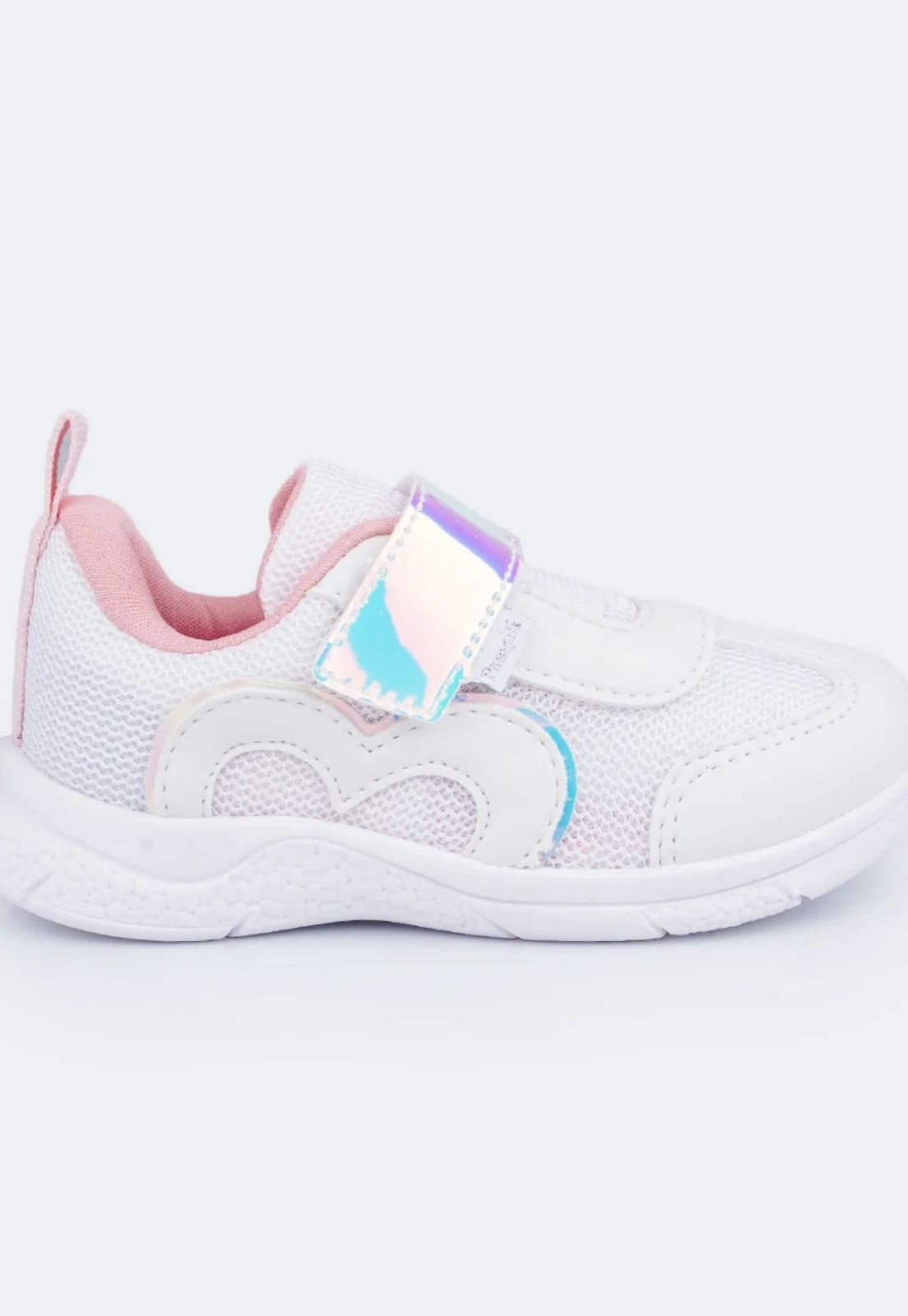 Tênis Infantil Menina Mini Soft Branco Branco 2