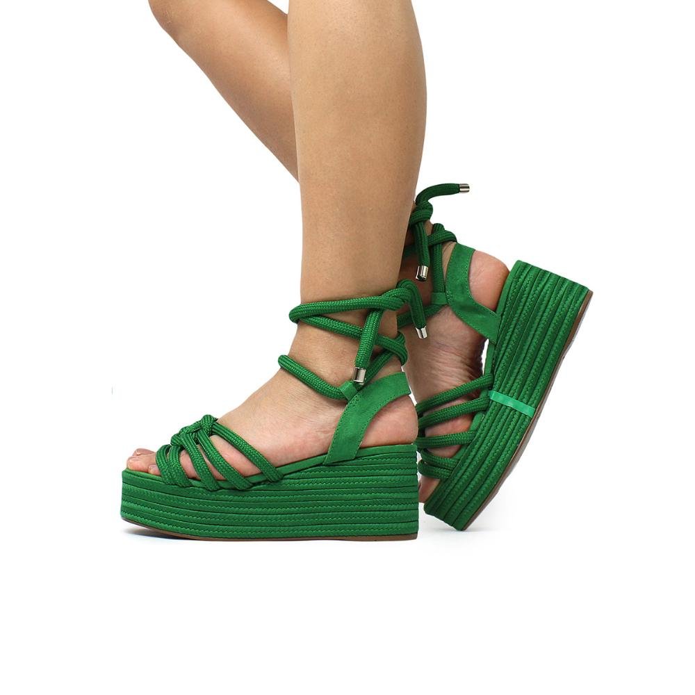 Sandália Thaila Verde Verde 3