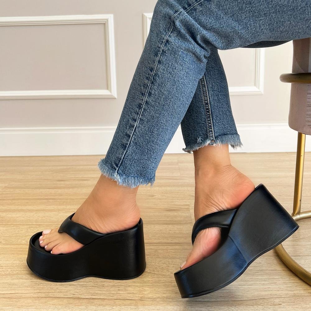 Flat Kyara Preto Preto 5