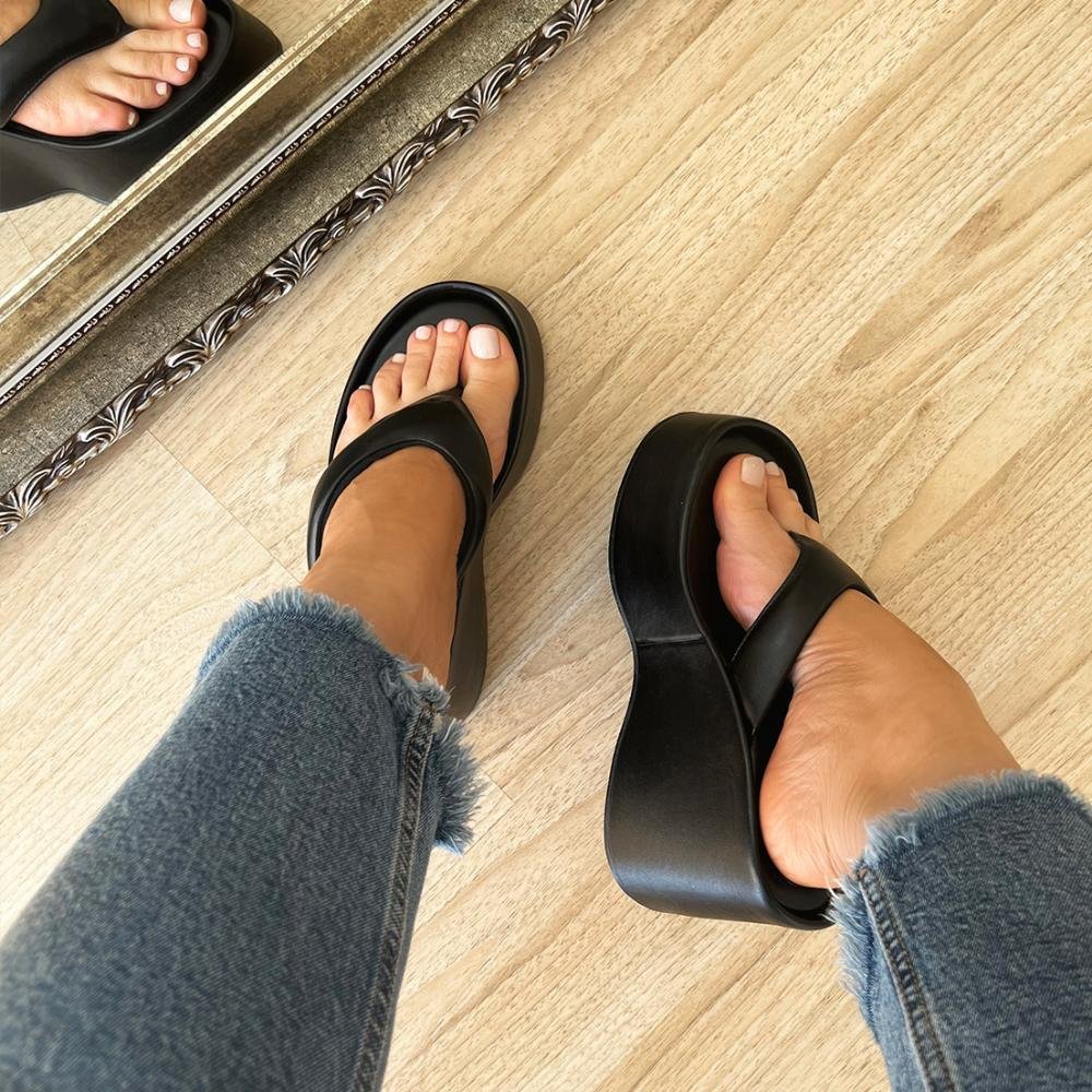 Flat Kyara Preto Preto 6