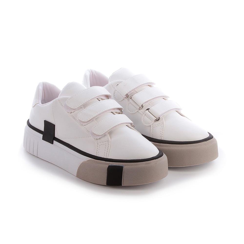 Tênis Flatform Dalila Branco Branco 5
