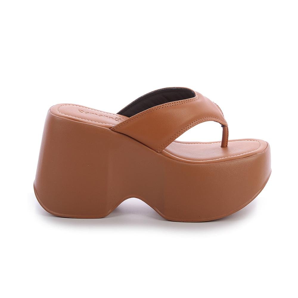 Flat Juliet Caramelo Marrom 1