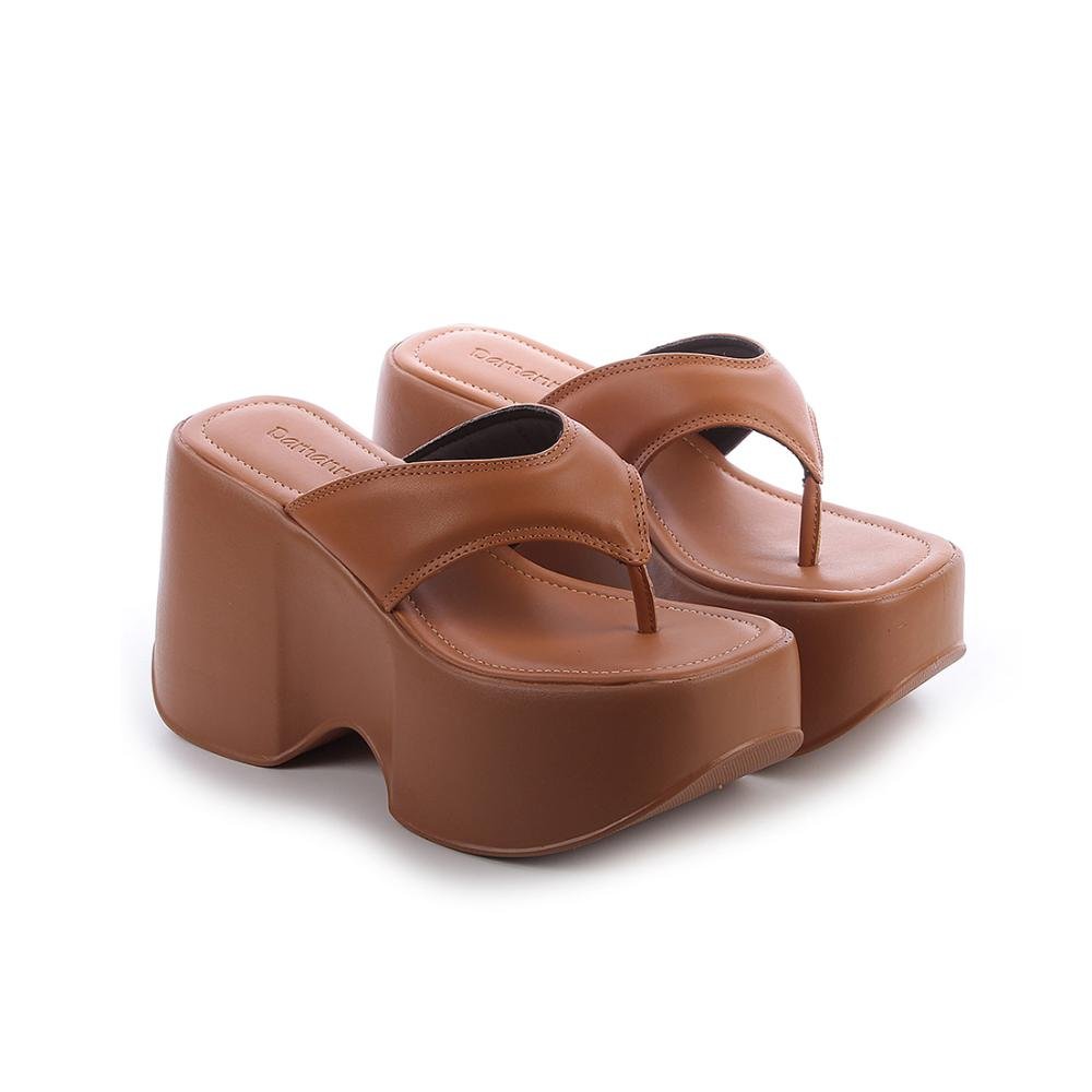 Flat Juliet Caramelo Marrom 2