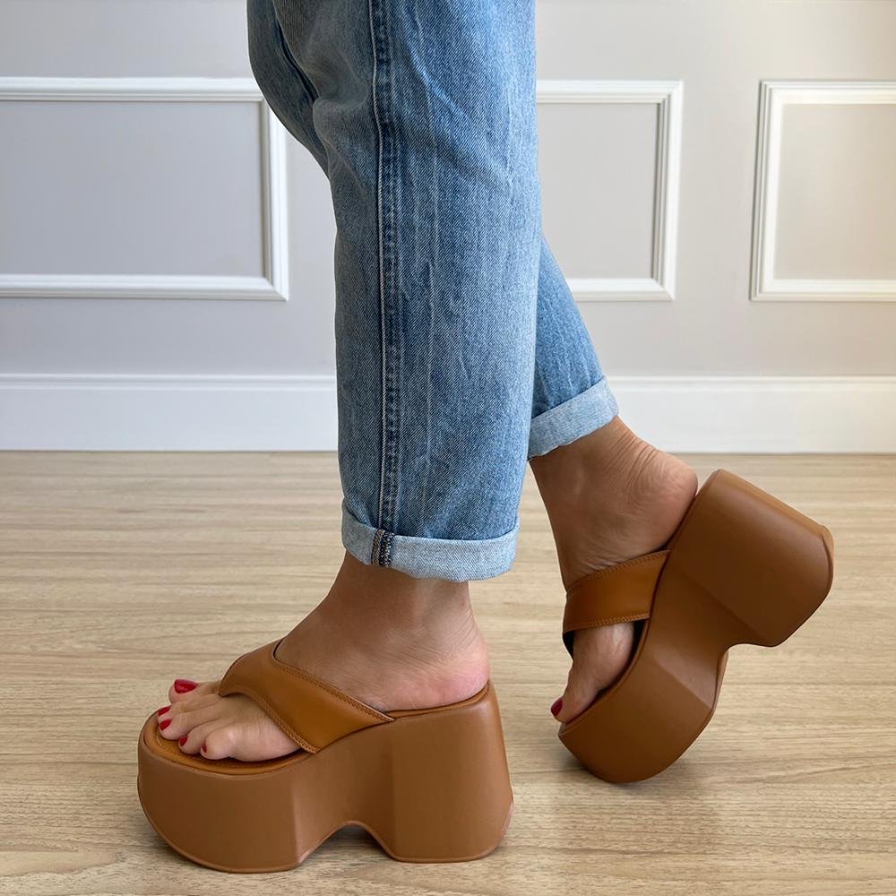 Flat Juliet Caramelo Marrom 3