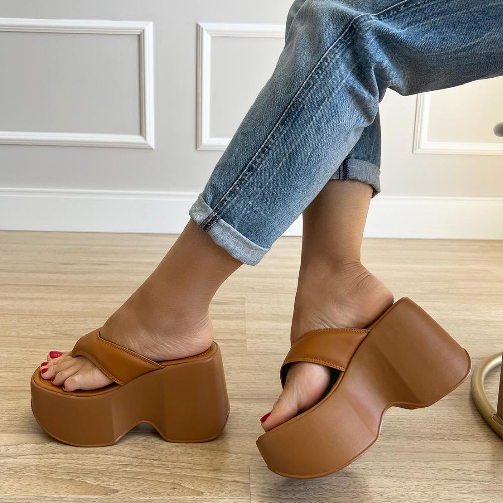 Flat Juliet Caramelo Marrom 4