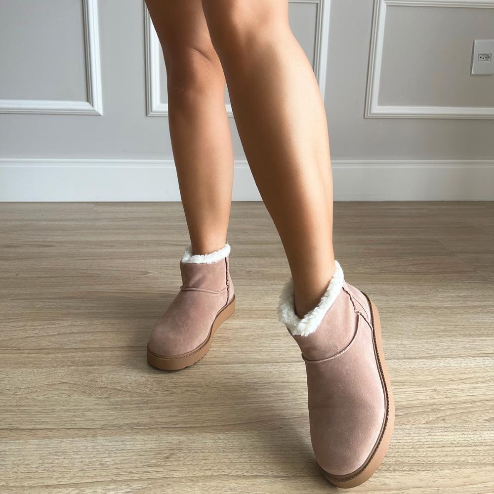 Bota Damannu Shoes Kauana Feminino Bege 4