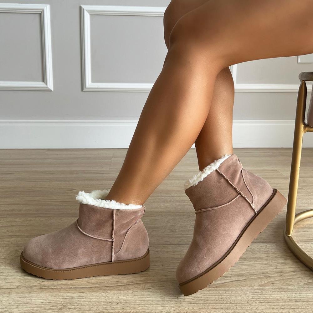Bota Damannu Shoes Kauana Feminino Bege 5