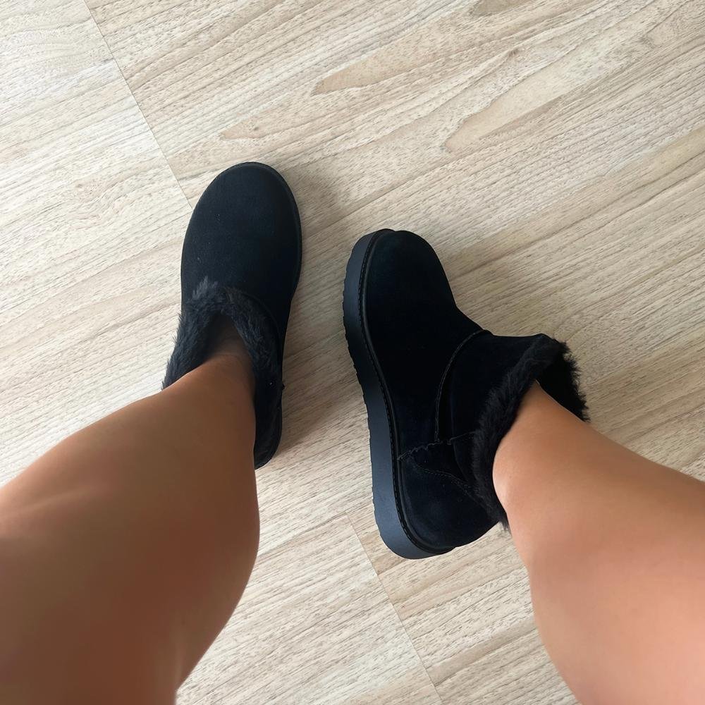 Bota de Pelos Kauana Preto Preto 3