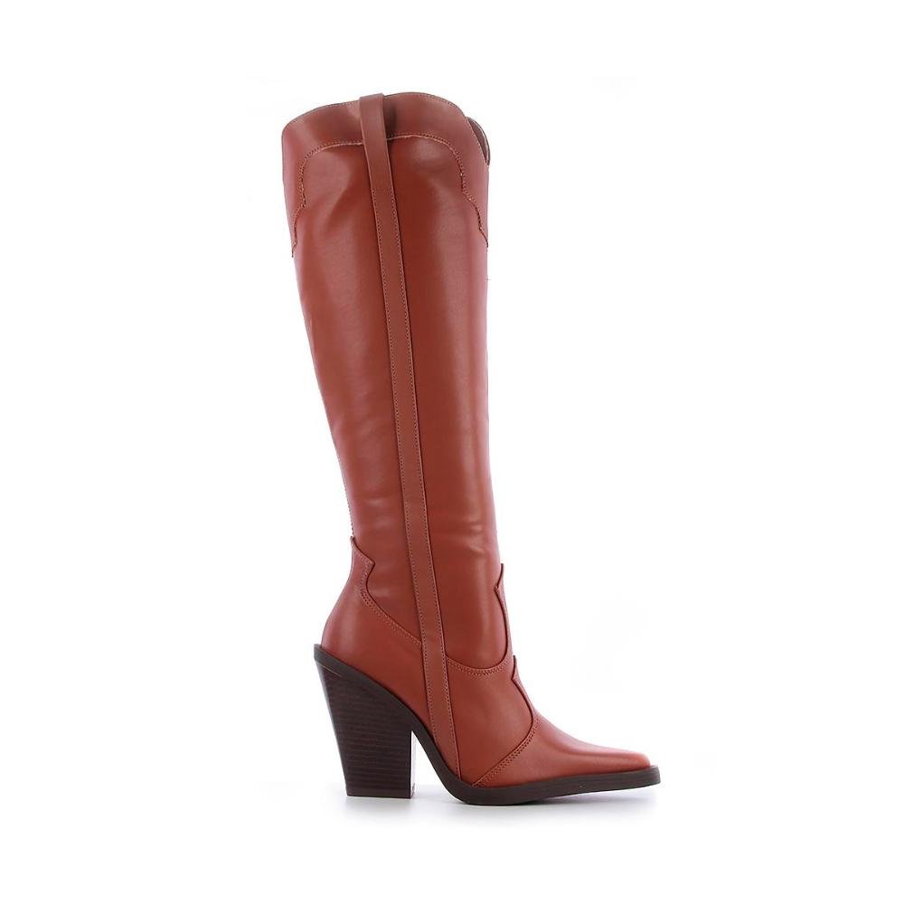 Bota Country Western Thayna Cano Alto Whisky Marrom 1