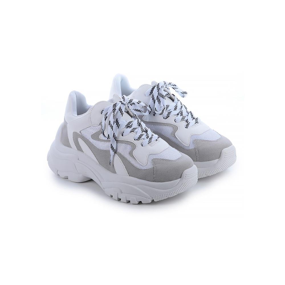 Tênis Chunky Ellie Branco Branco 4