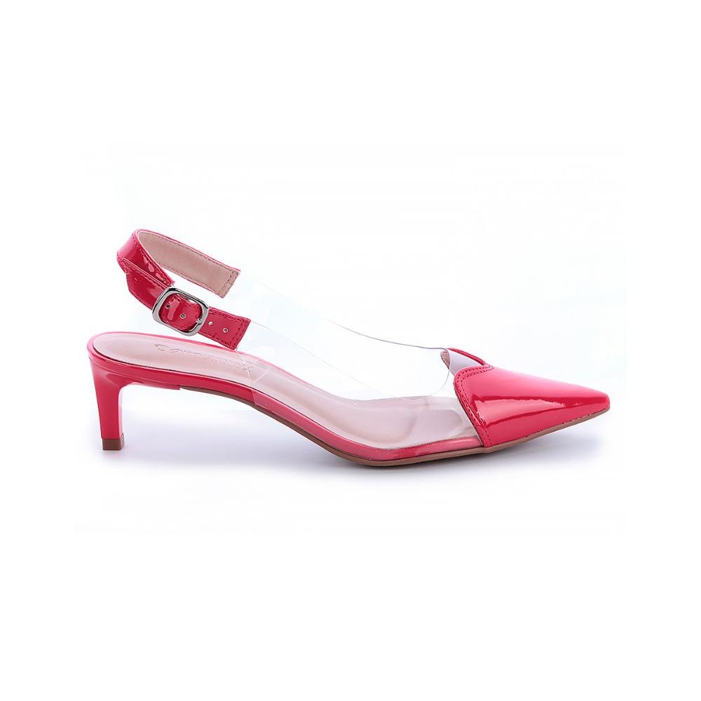 Scarpin Belly Vinil Vermelho Verniz Vermelho 1
