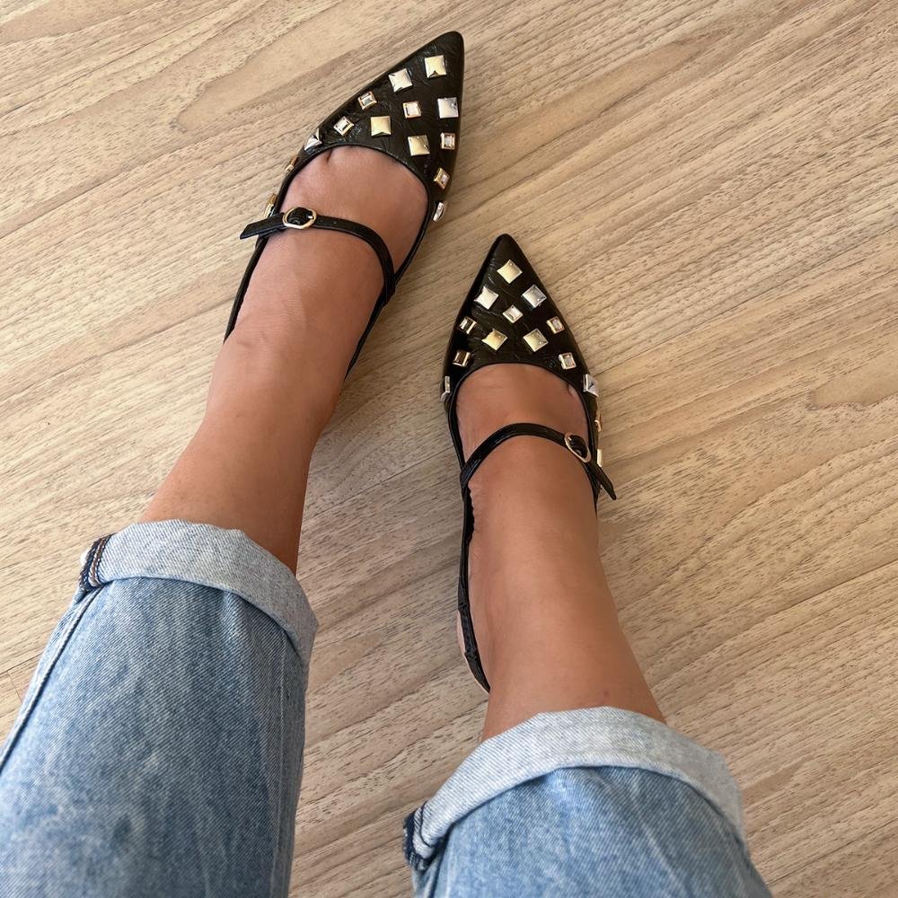 Sapatilha Amalia Preto Preto 2