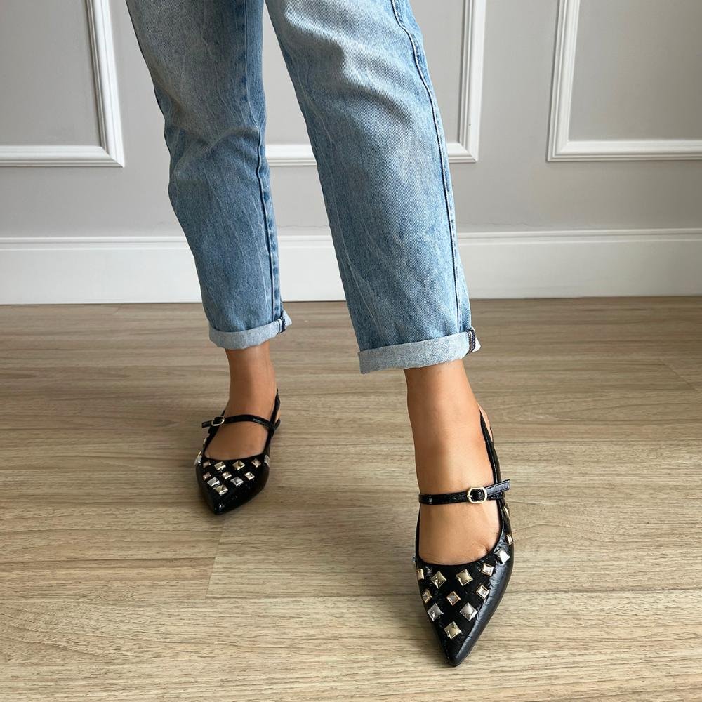 Sapatilha Amalia Preto Preto 4