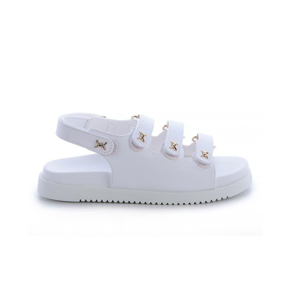 Sandália Papete Nicole Branco