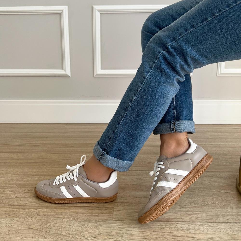 Tênis Flatform Manu Cinza Cinza 3