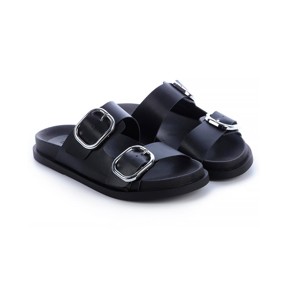 Flat Giza Fivelas Preto Preto 2