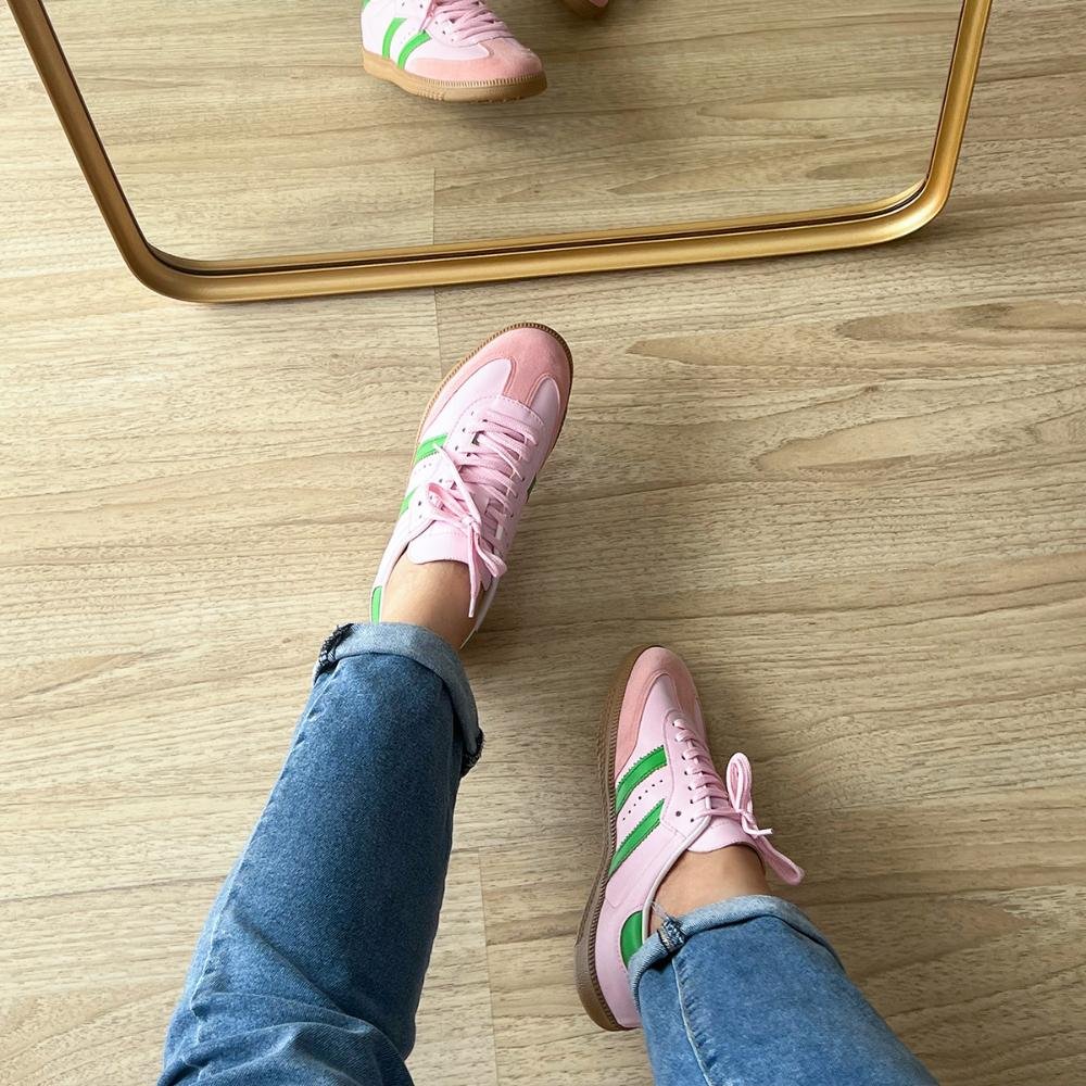 Tênis Flatform Manu Rosa Rosa 5