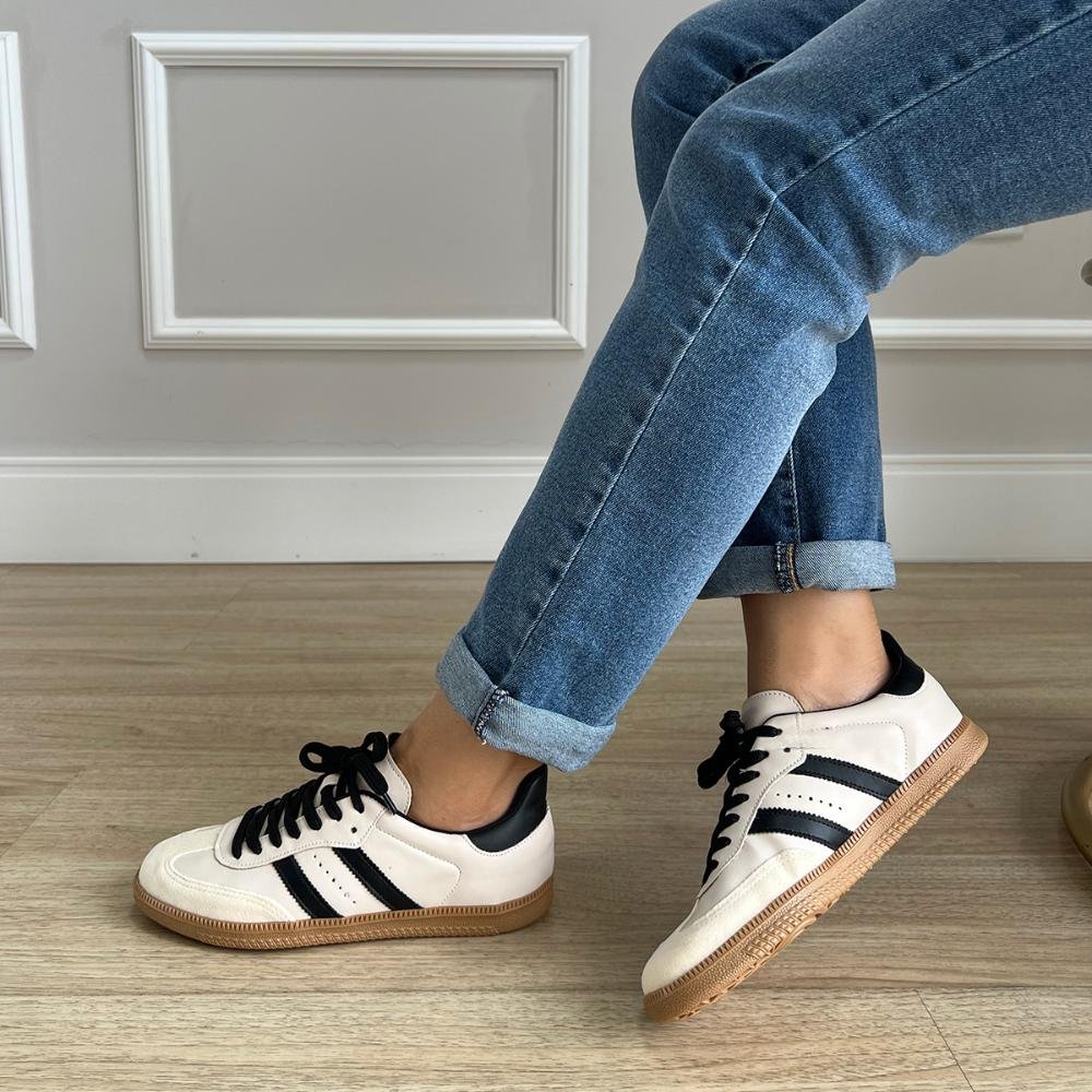 Tênis Flatform Manu Off White com Preto Off White 5