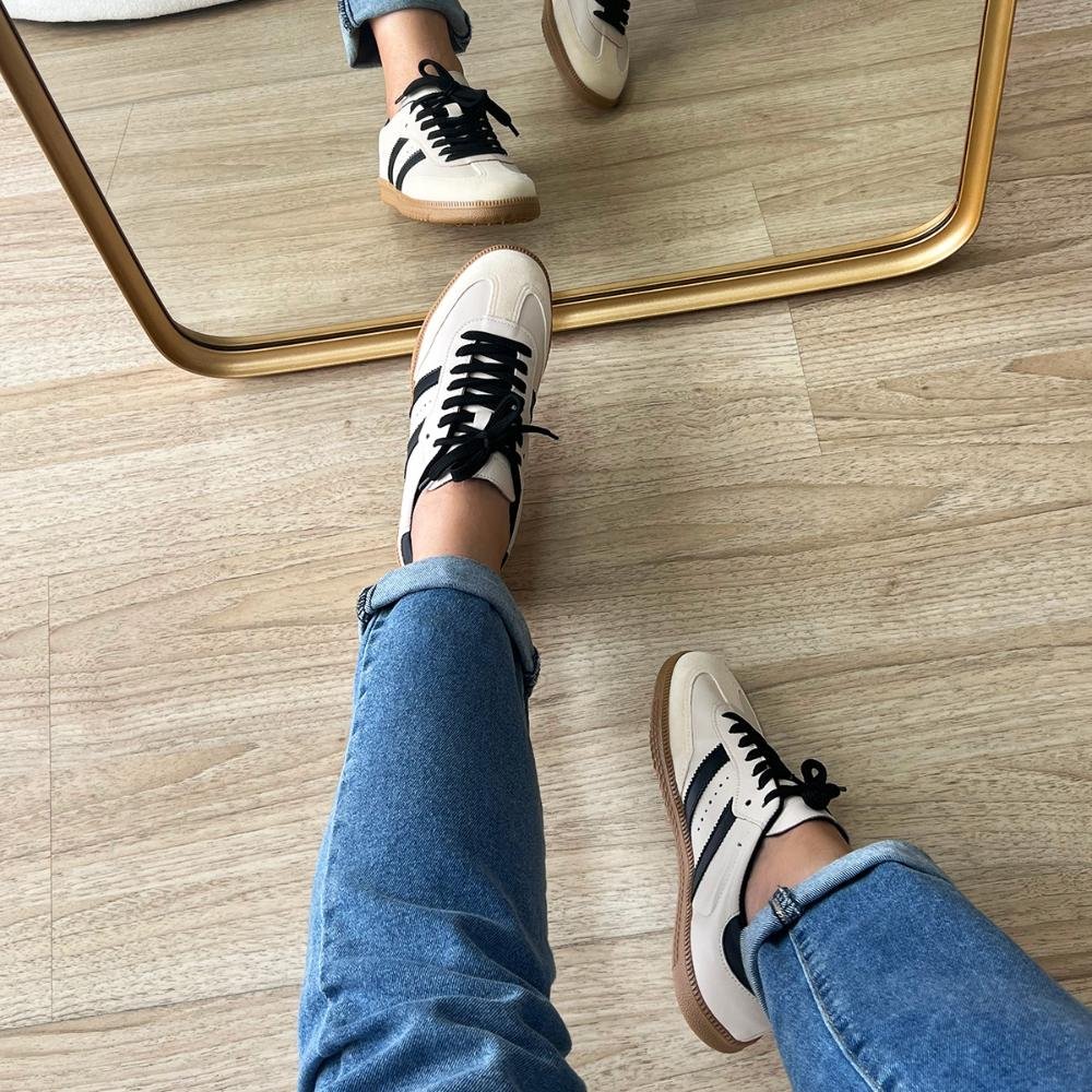 Tênis Flatform Manu Off White com Preto Off White 6