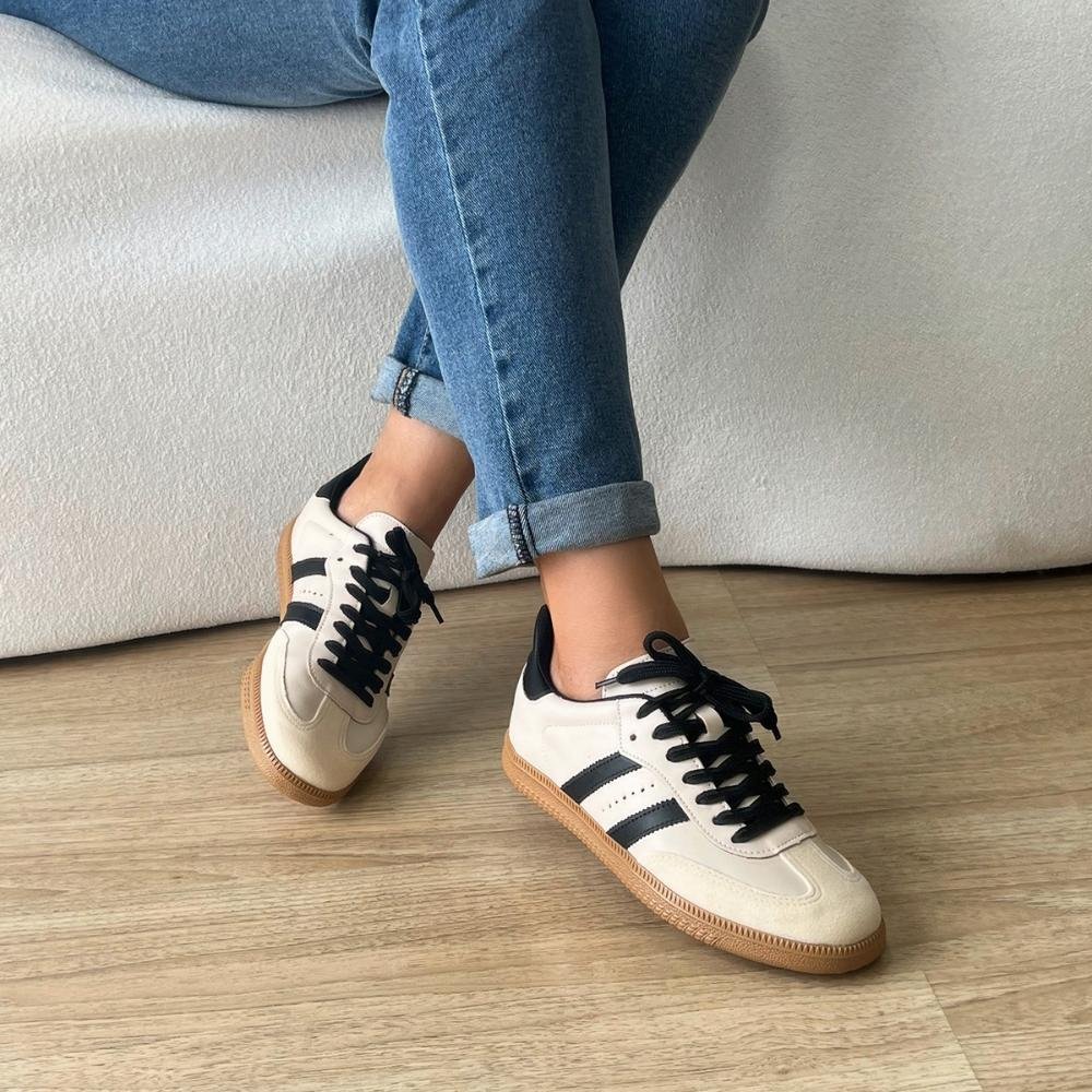 Tênis Flatform Manu Off White com Preto Off White 7
