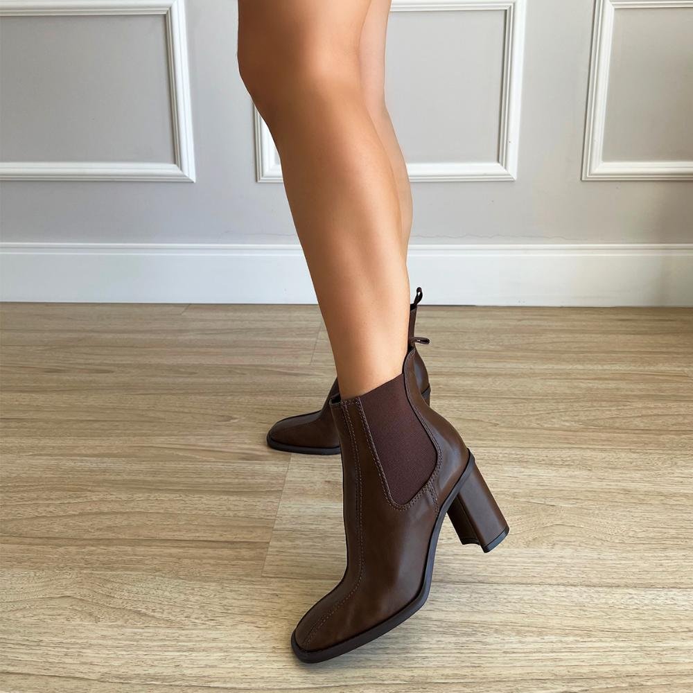 Bota Chelsea Ariane Marrom 7