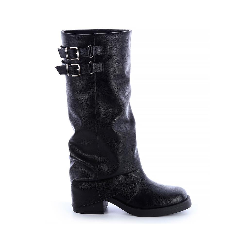 Bota Capa Mileny Preto Preto 1