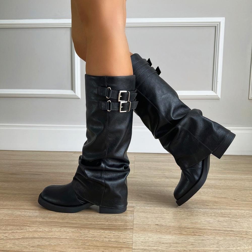 Bota Capa Mileny Preto Preto 4