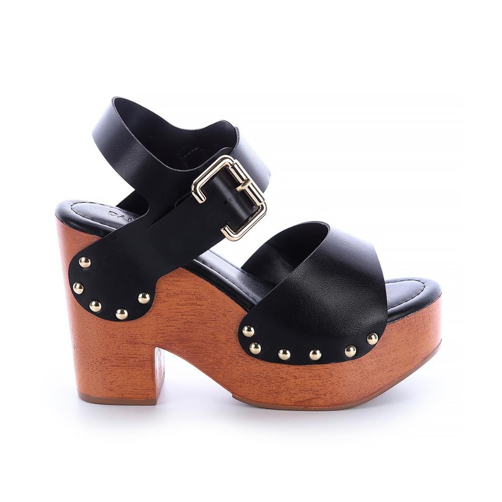 Sandália Plataforma Boho Chloe Preto Preto 1