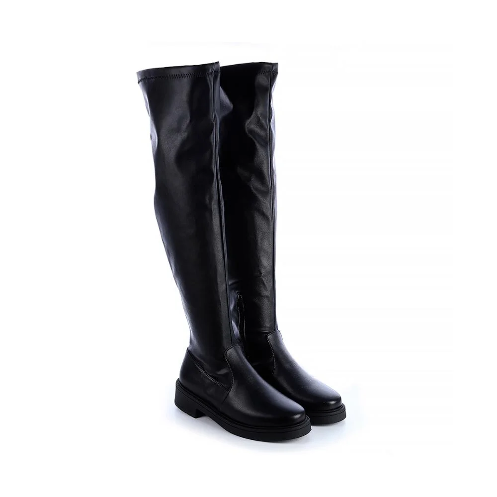 Bota Over The Knee Izzy Preto Preto 3