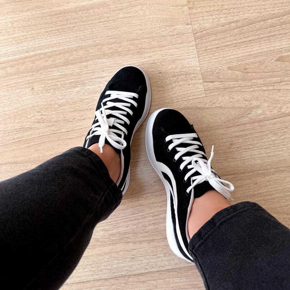 Tênis Feminino Classico Preto Preto 4
