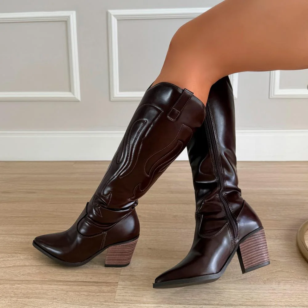 Bota Country Annika Marrom Marrom 2