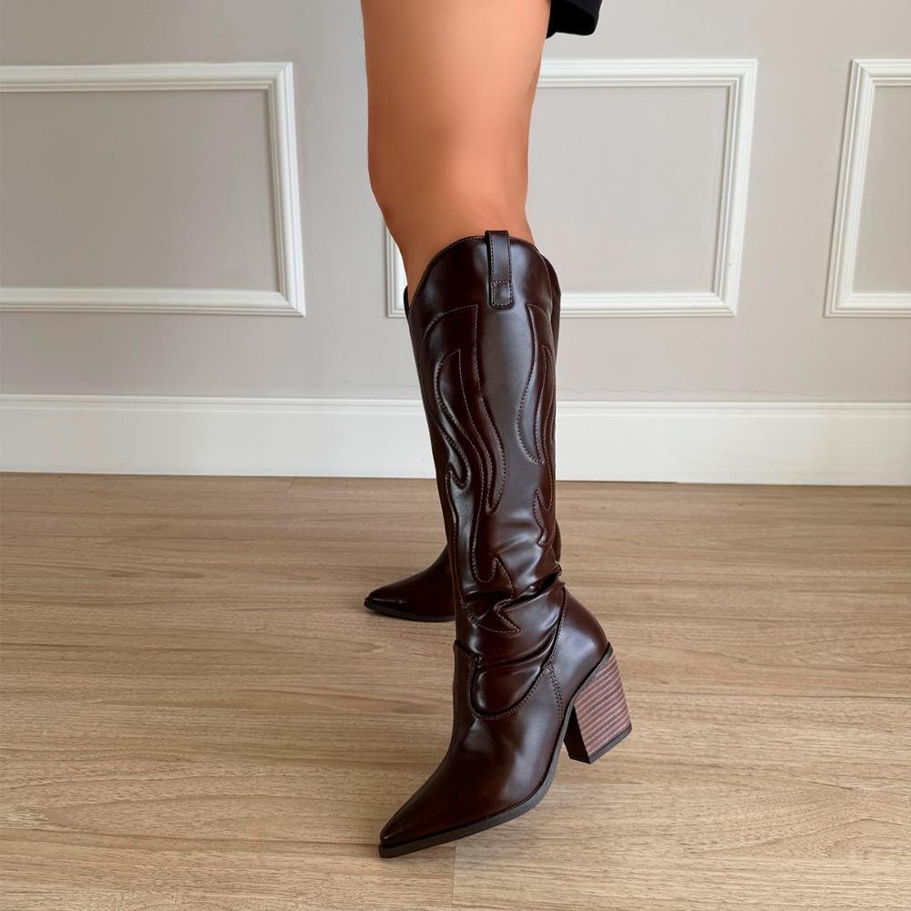 Bota Country Annika Marrom Marrom 4