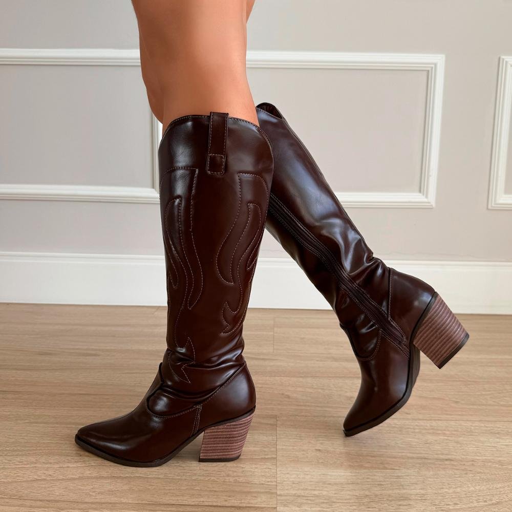 Bota Country Annika Marrom Marrom 5