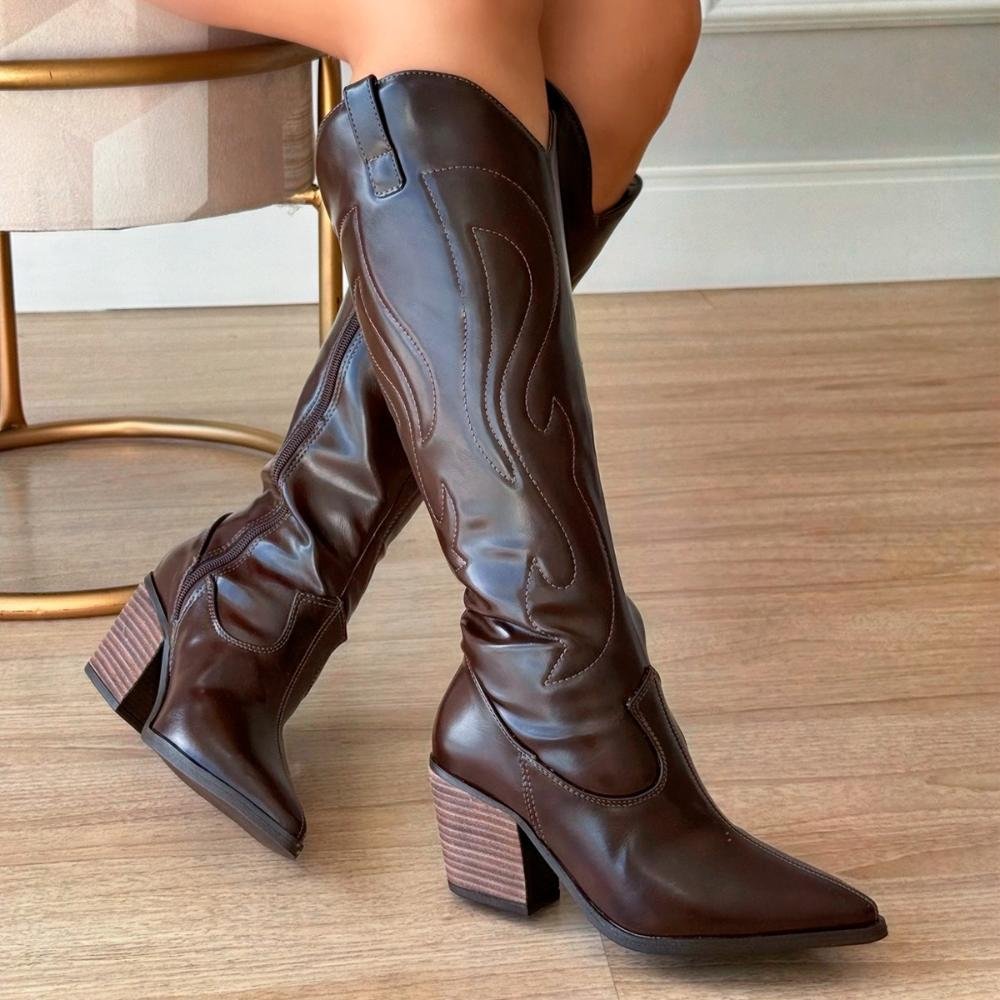 Bota Country Annika Marrom Marrom 6