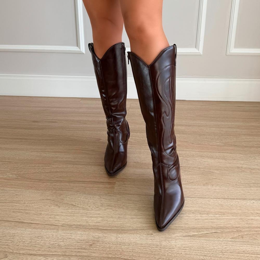 Bota Country Annika Marrom Marrom 8