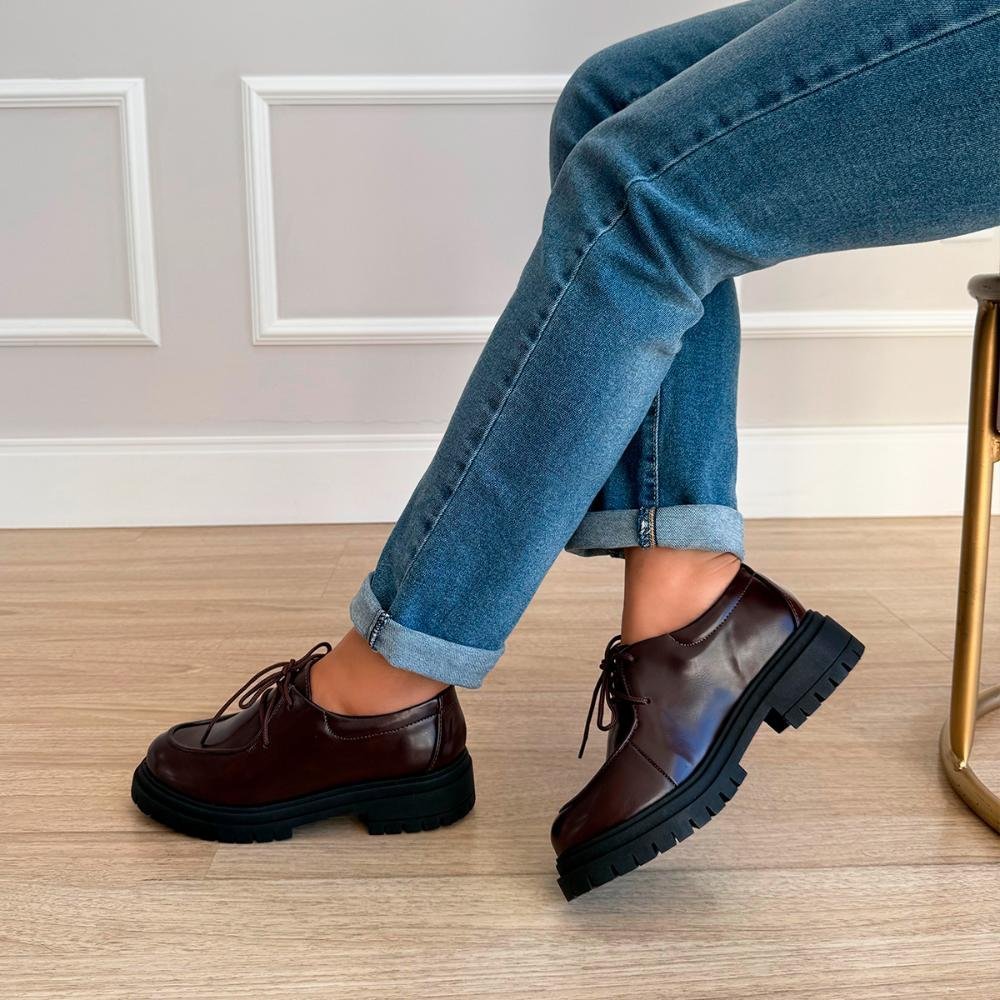 Mocassim Feminino Tratorado Julieta Marrom Marrom 4