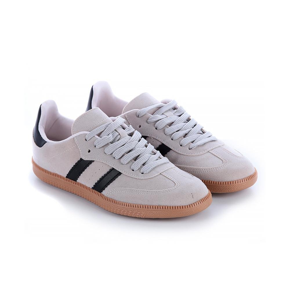 Tênis Flatform Manu Cinza com Preto Cinza 3