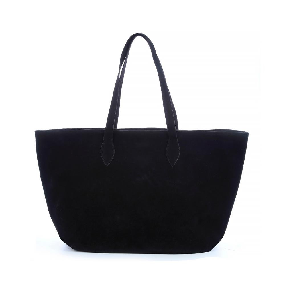 Bolsa Grande 2 em 1 Francy Camurça Preto