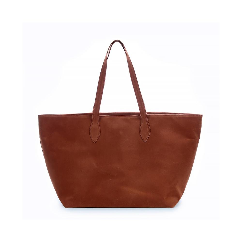 Bolsa Grande 2 em 1 Francy Camurça Caramelo