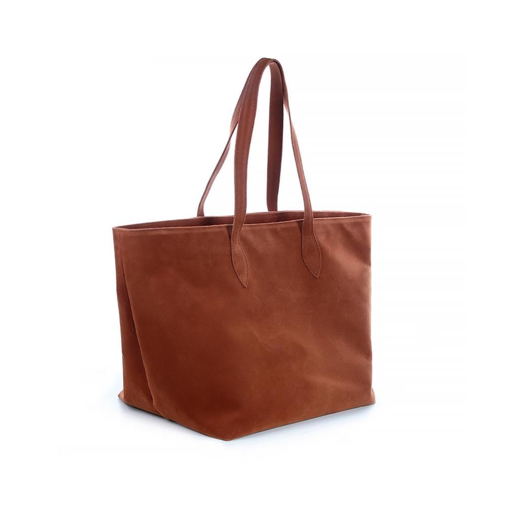 Bolsa Grande 2 em 1 Francy Camurça Caramelo Caramelo 3