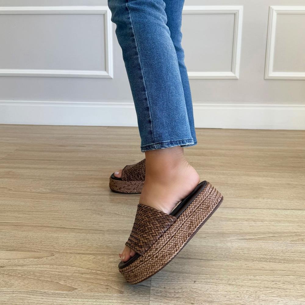 Kenya - Flat Tramado Café Plataforma Marrom 7