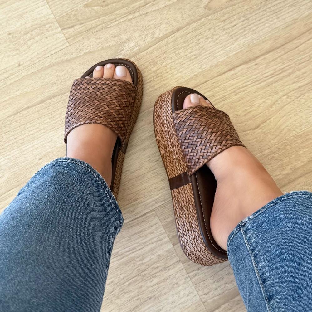 Kenya - Flat Tramado Café Plataforma Marrom 2