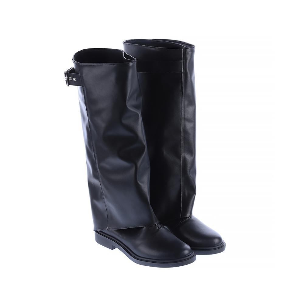 Any - Bota Chelsea Preta 2 em 1 Capa Removível Preto 2