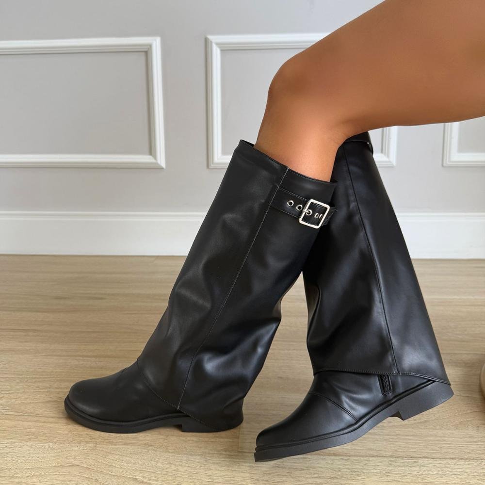 Any - Bota Chelsea Preta 2 em 1 Capa Removível Preto 3