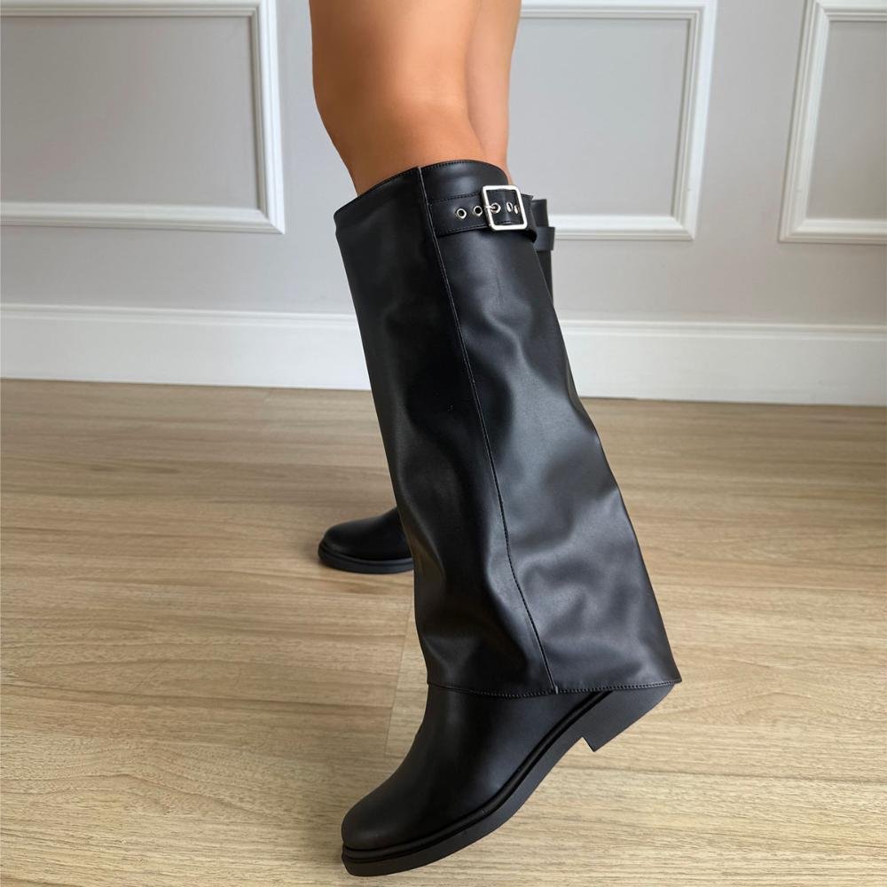 Any - Bota Chelsea Preta 2 em 1 Capa Removível Preto 7