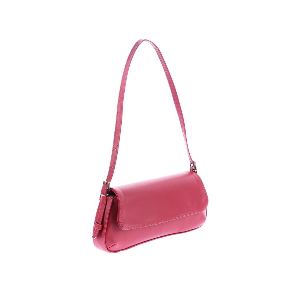 Megan - Bolsa Baguete Minimalista Malbec Vermelho 2