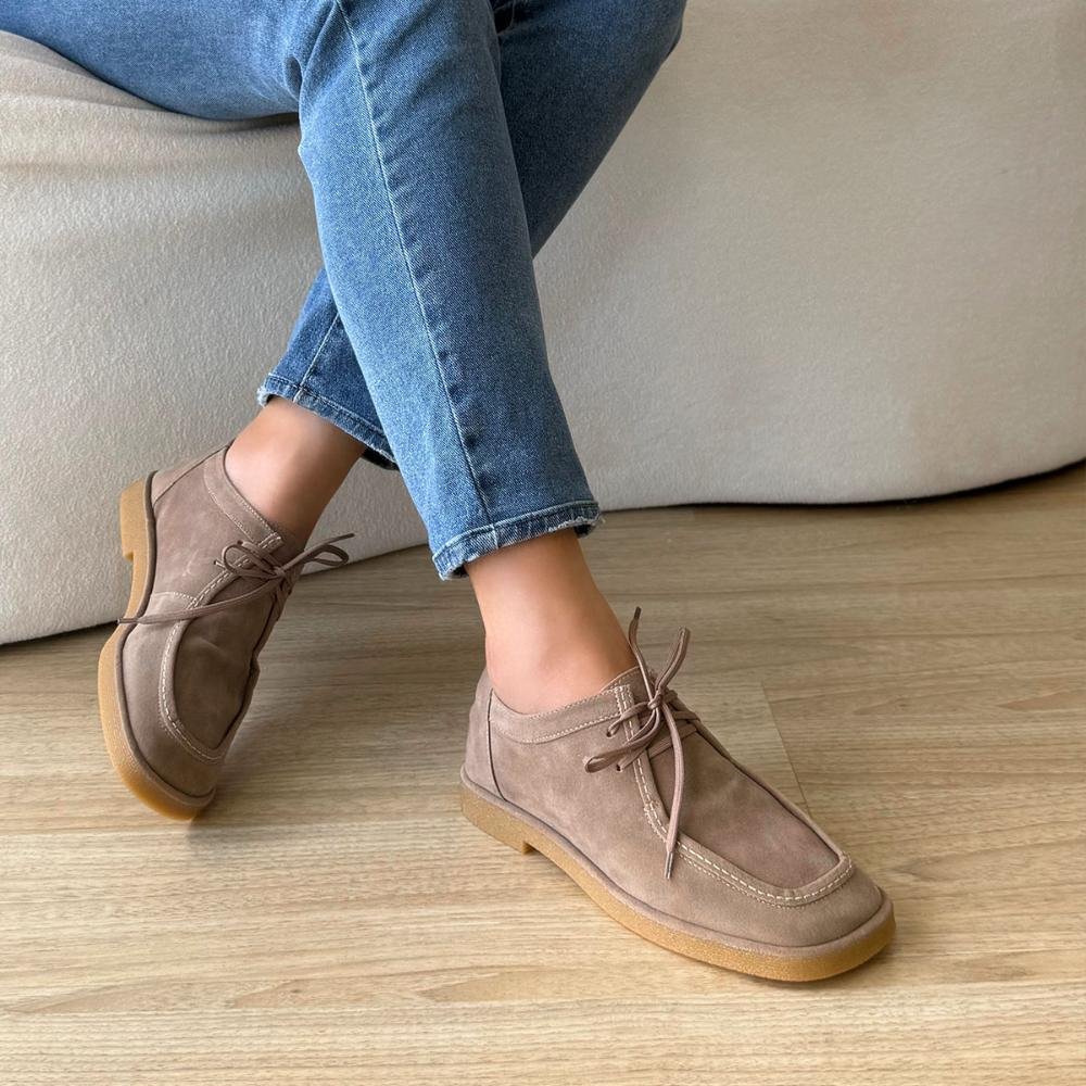 Thalya - Oxford Camurça Bege Bege 4