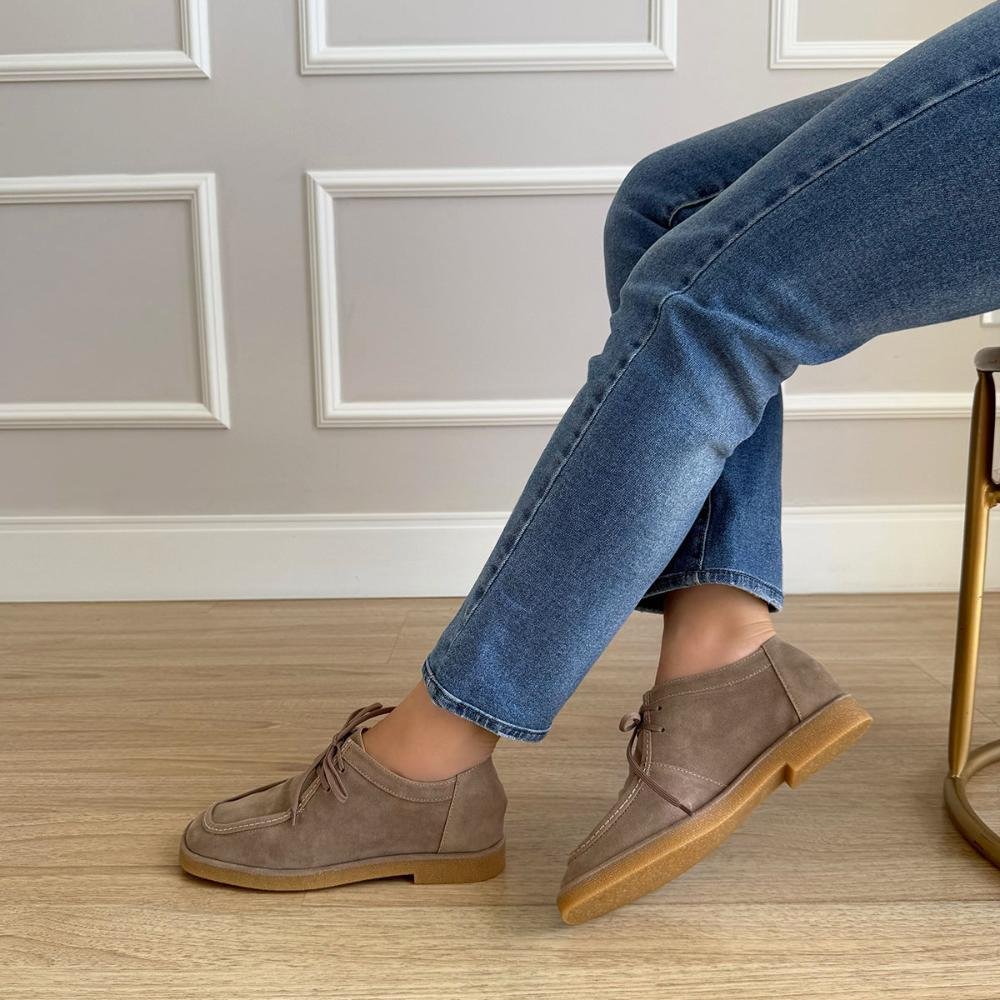 Thalya - Oxford Camurça Bege Bege 7