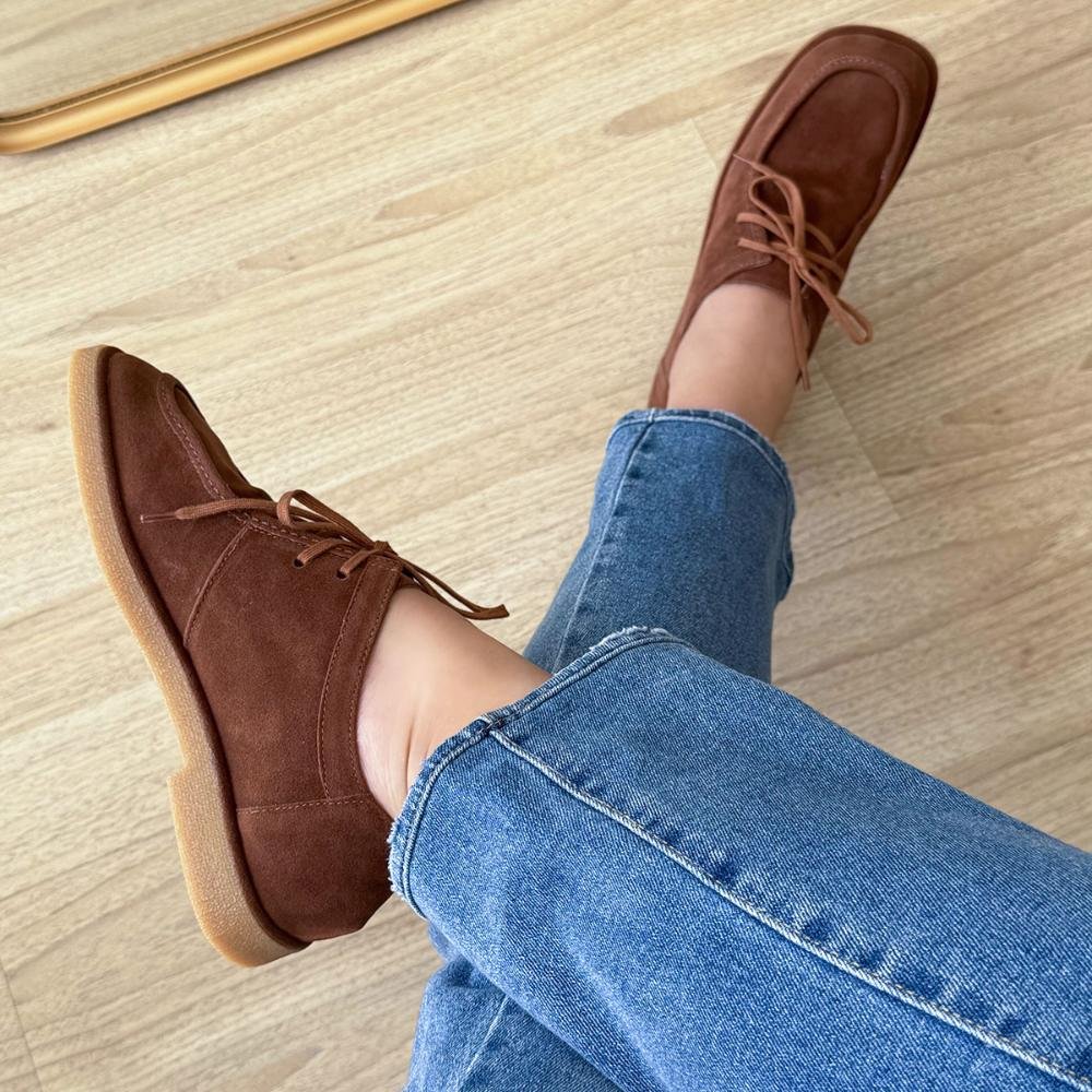 Thalya - Oxford Camurça Marrom Marrom 5