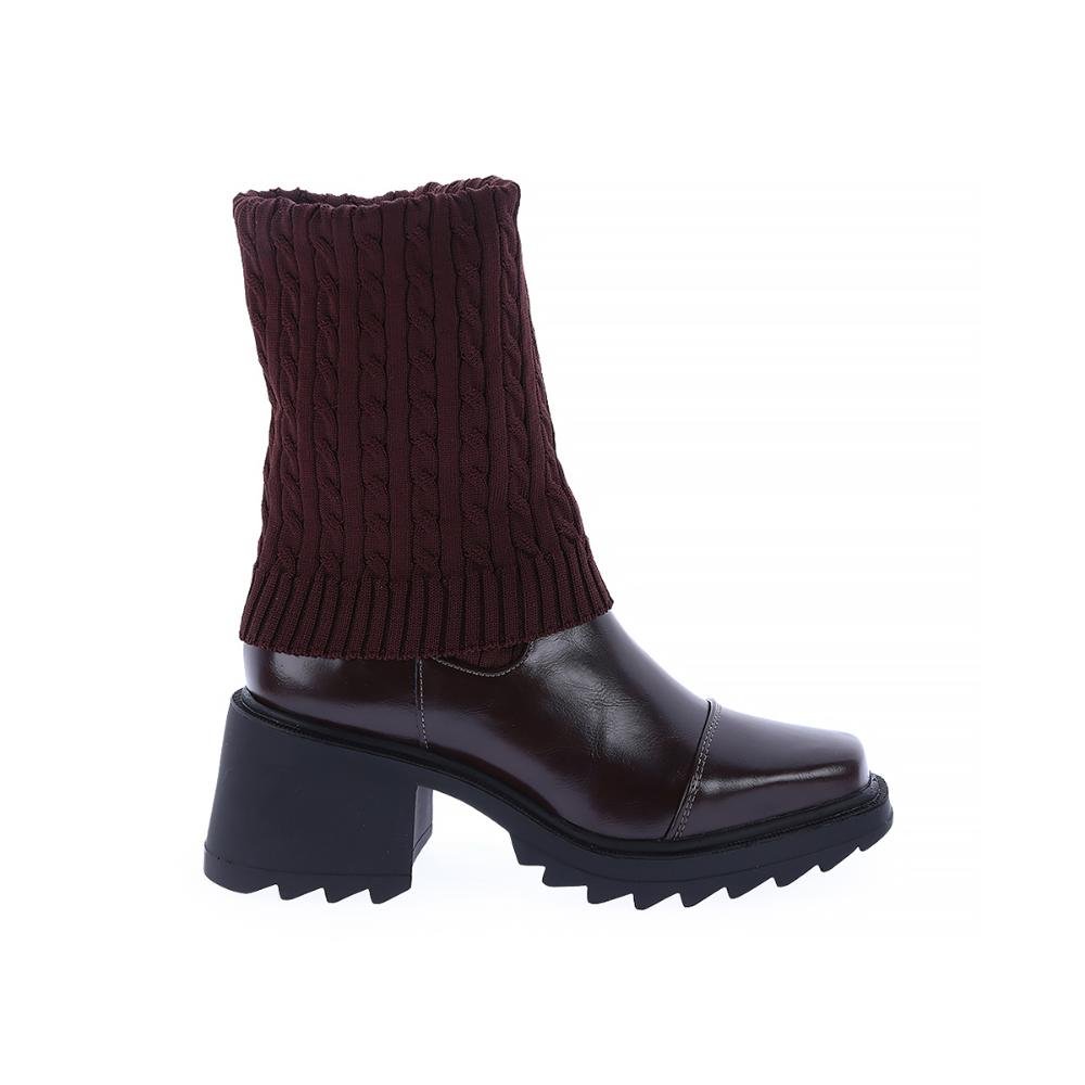 Betina - Bota Meia Tratorada Marrom